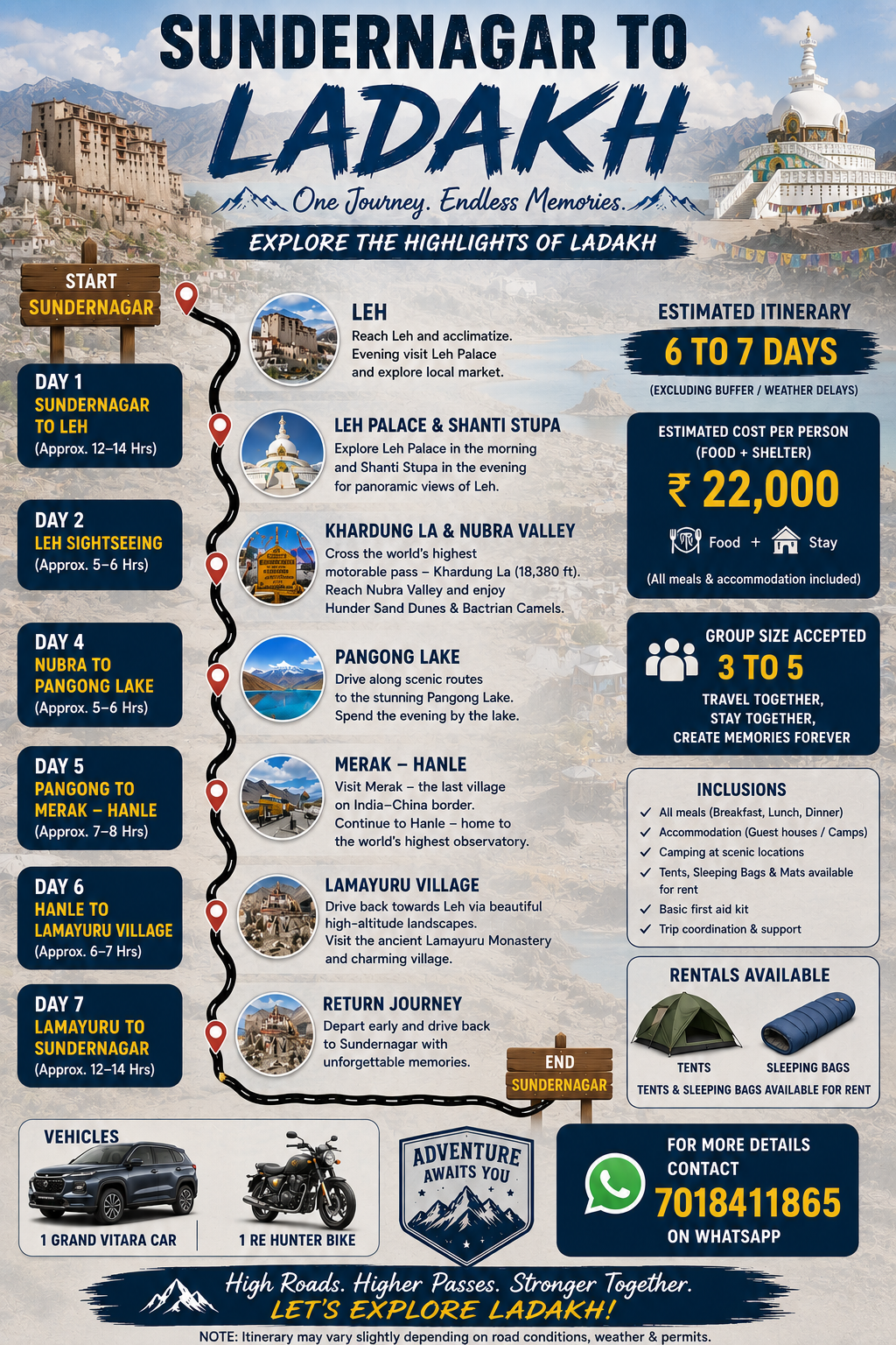 Leh Ladakh Trip Promotion